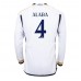 Real Madrid David Alaba #4 Replika Hemma matchkläder 2023-24 Långa ärmar